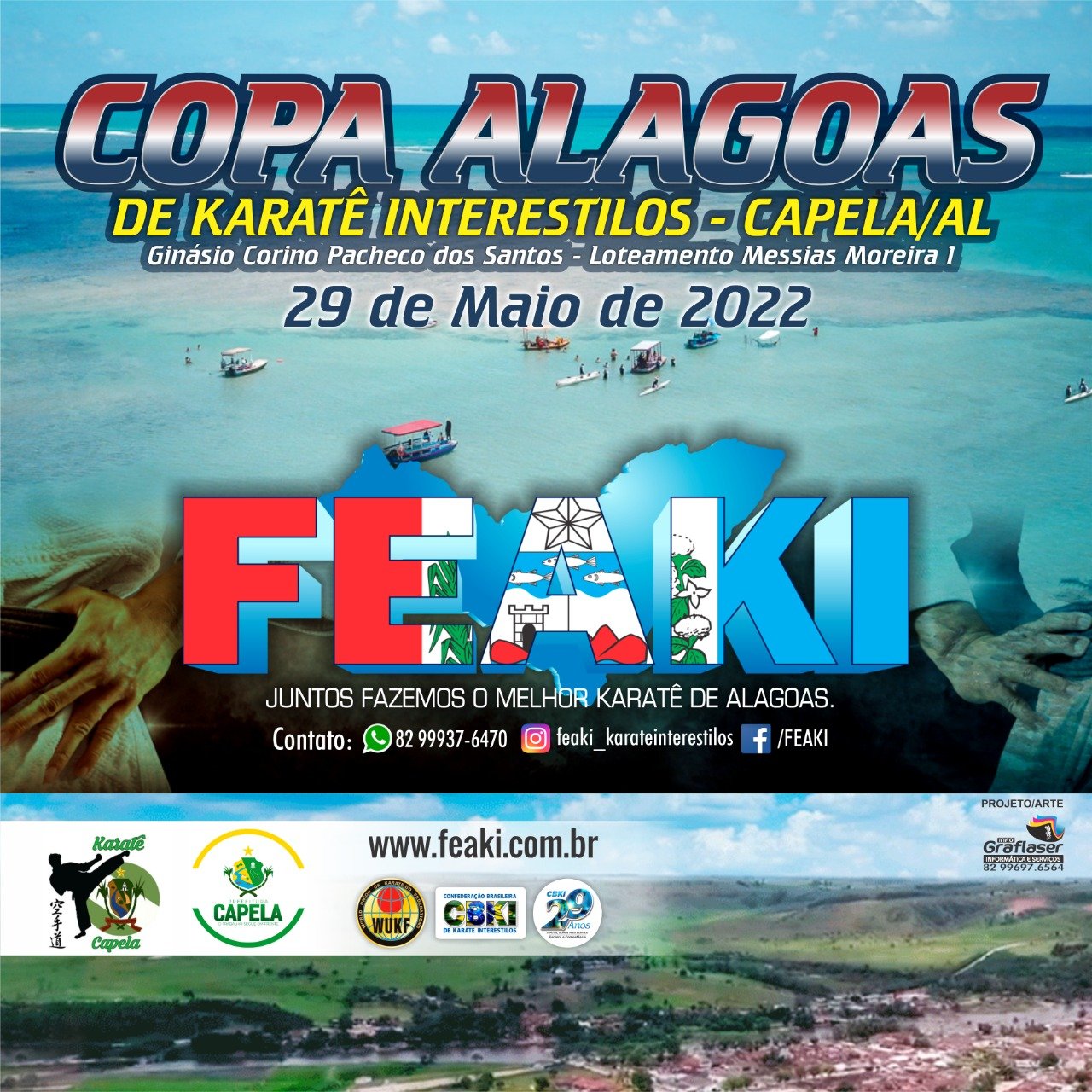 COPA ALAGOAS DE KARATE INTERESTILOS 2022 - CAPELA/AL