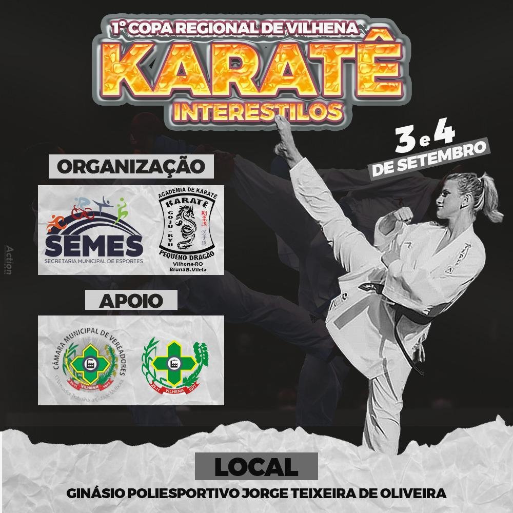 1º Copa Regional de Vilhena de Karate Interestilos 