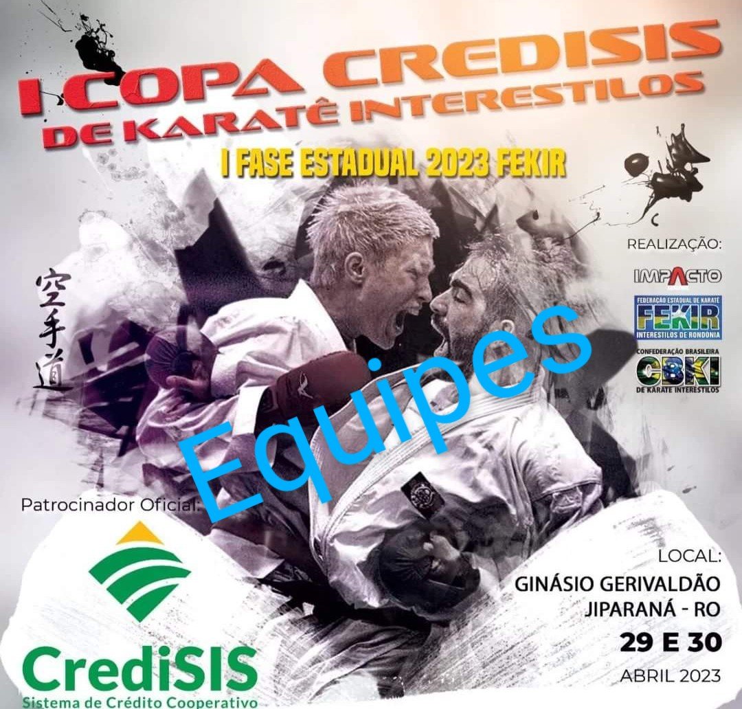 l COPA CREDISIS DE KARATÊ INTERESTILOS